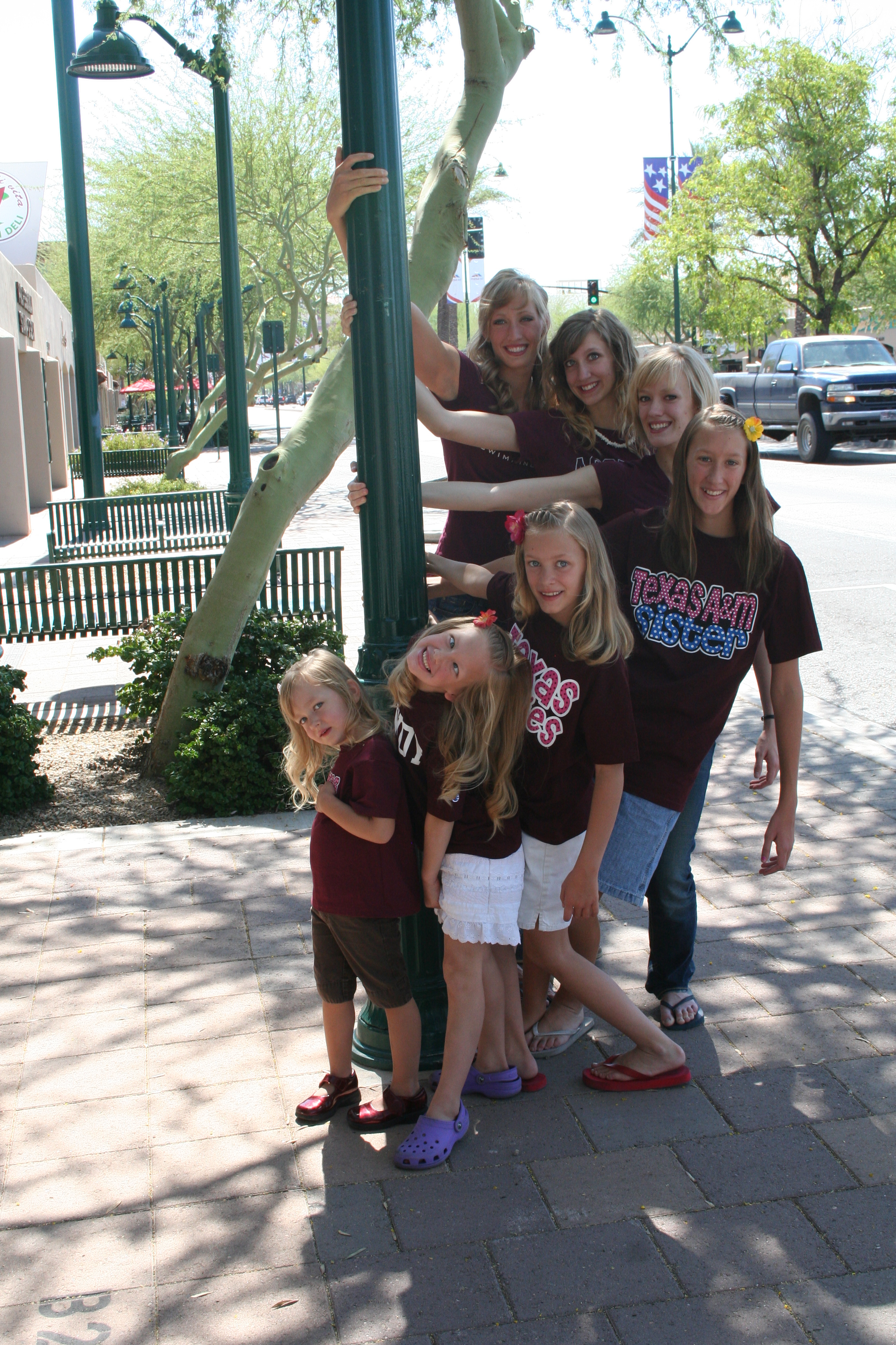 Breeja Larson's Mormon family has 7 daughters.